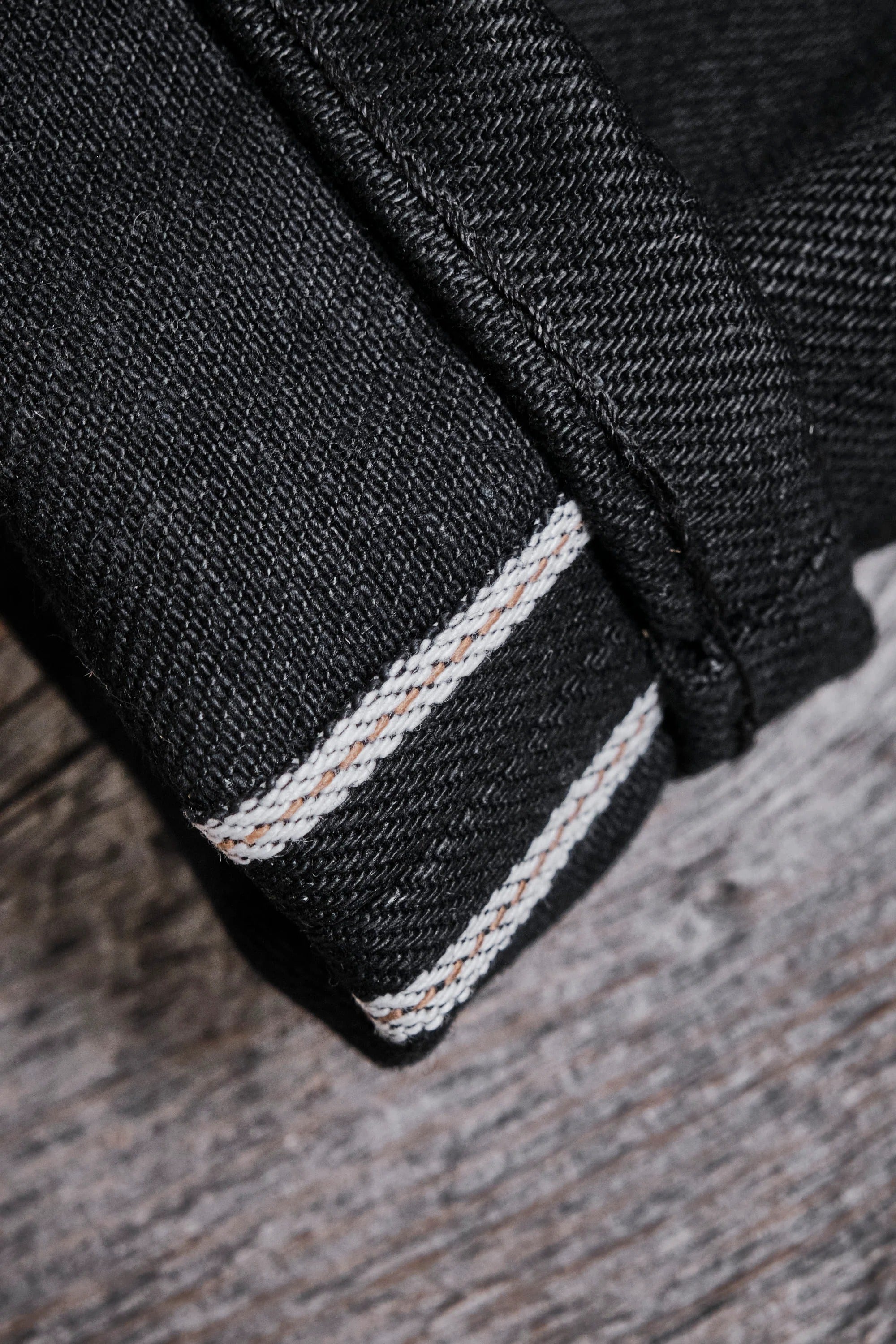 Freenote Cloth Portola - 15.75oz Aces High Black Denim