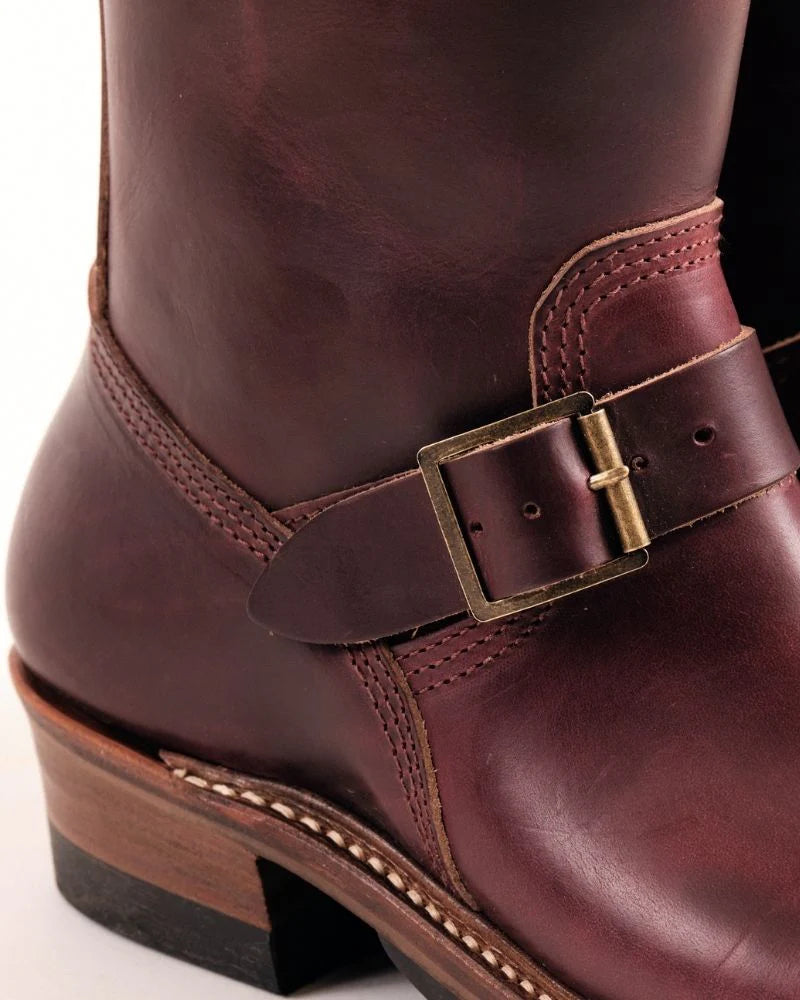 (Pre-Order FW26) John Lofgren Wabash Engineer Boots - Horween CXL Burgundy
