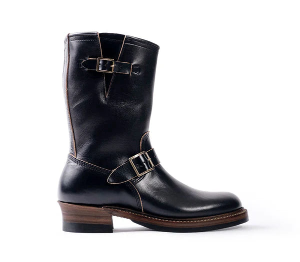 (Pre-Order FW25) John Lofgren Wabash Engineer Boots - Horween CXL Black