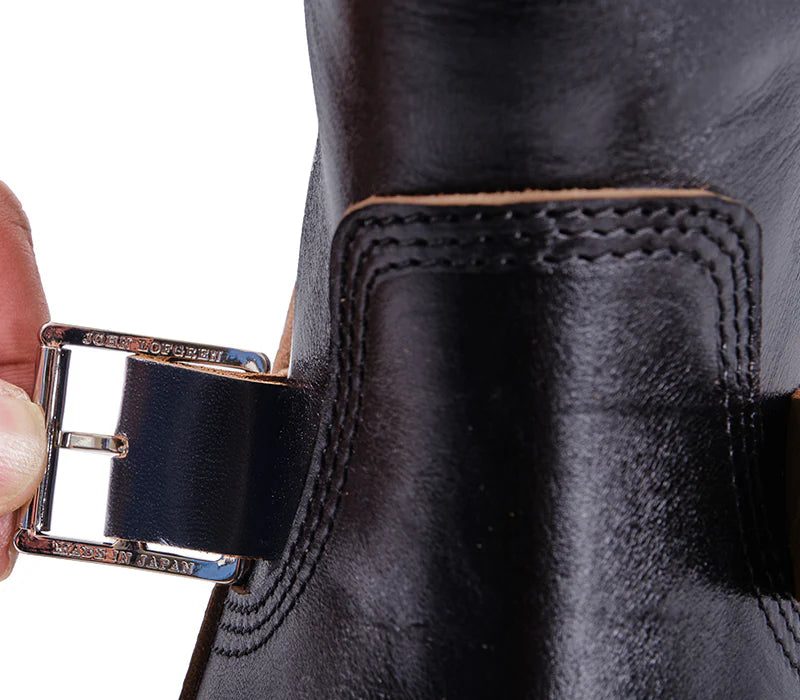 John Lofgren Wabash Engineer Boots - Limited Edition Shinki Hikaku Horsebutt Black