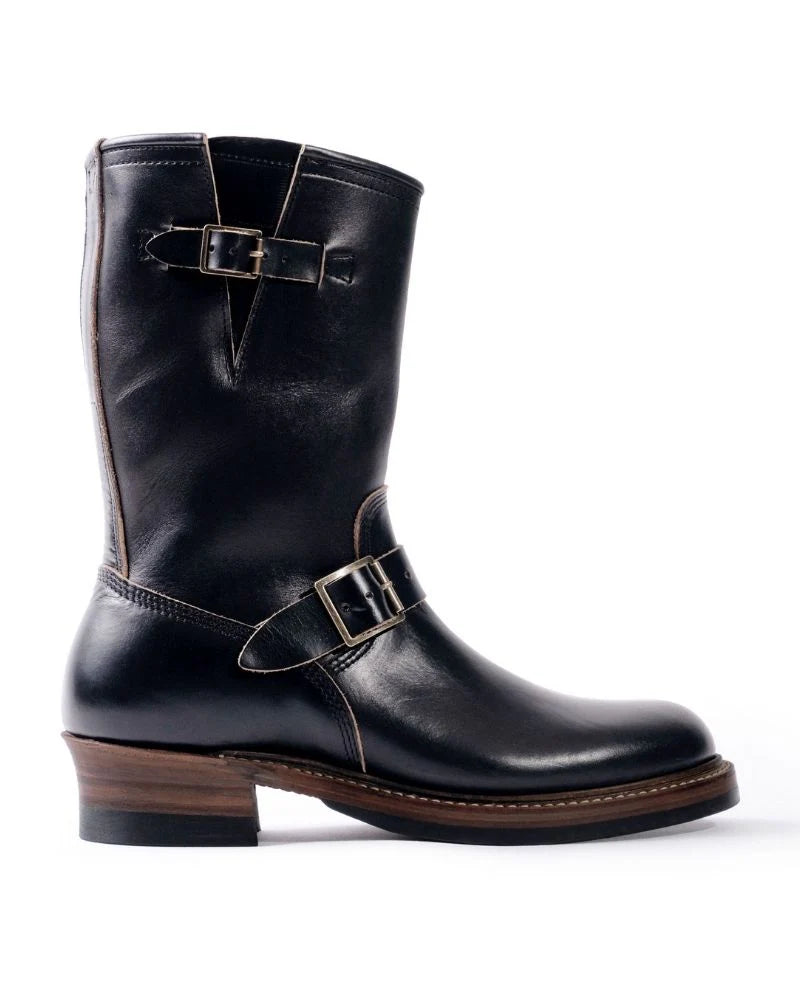 (Pre-Order FW26) John Lofgren Wabash Engineer Boots - Horween CXL Black