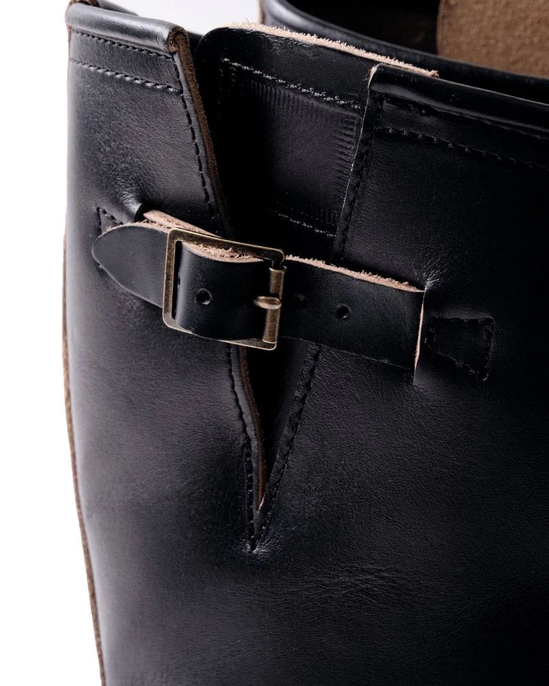 (Pre-Order FW26) John Lofgren Wabash Engineer Boots - Horween CXL Black
