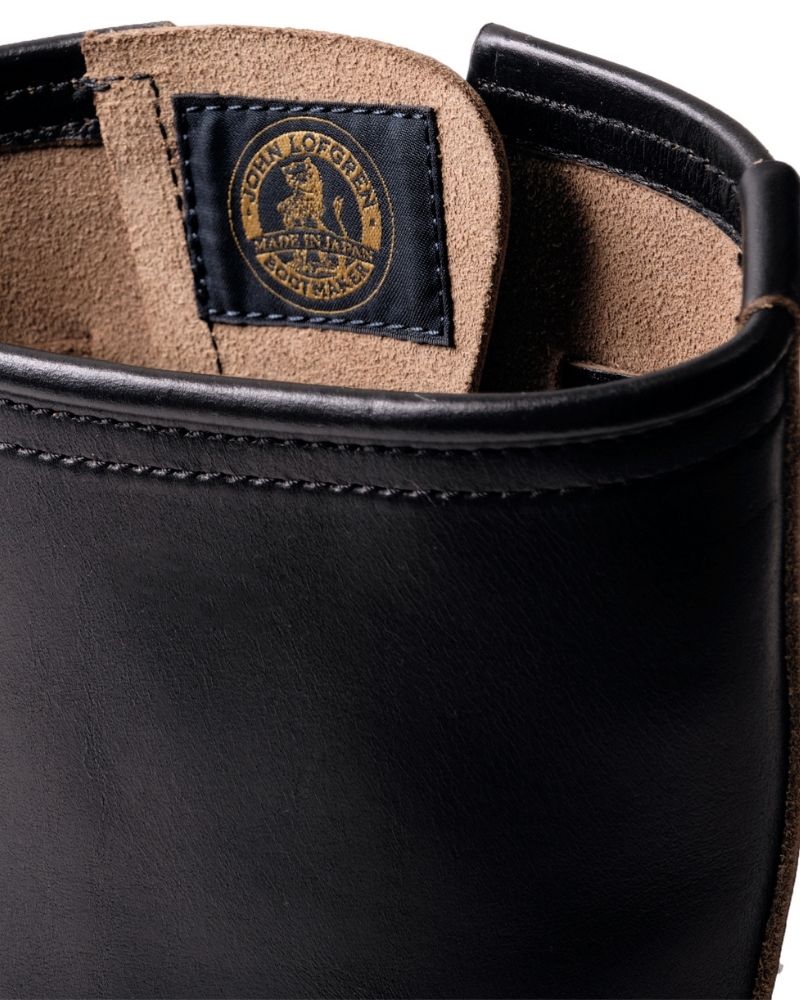 (Pre-Order FW26) John Lofgren Wabash Engineer Boots - Horween CXL Black
