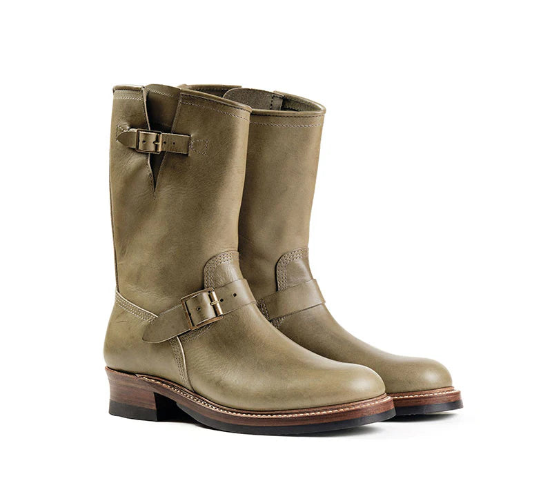 John Lofgren Wabash Engineer Boots - Badalassi Carlo Grigio