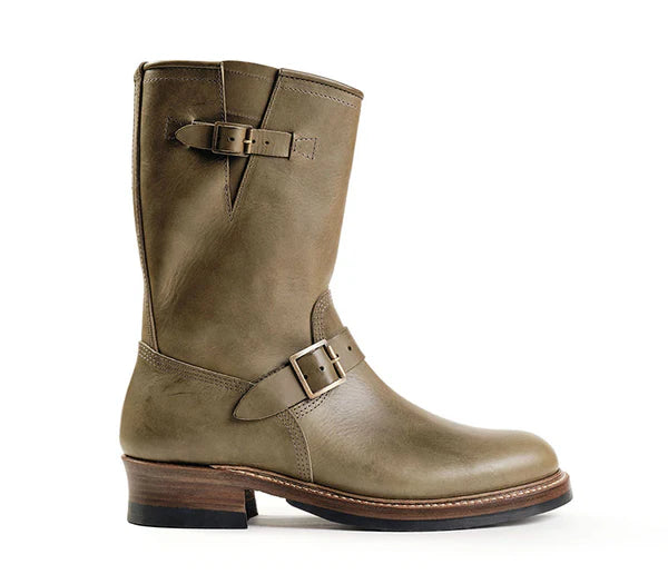 (Pre-Order FW25) John Lofgren Wabash Engineer Boots - Badalassi Carlo Grigio