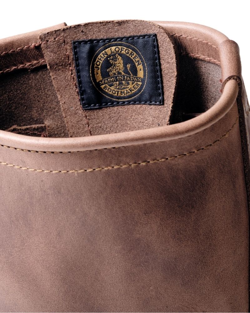 (Pre-Order FW26) John Lofgren Wabash Engineer Boots - Horween CXL Natural