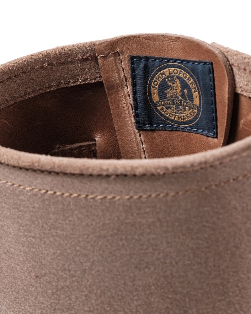 (Pre-Order FW26) John Lofgren Wabash Engineer Boots - Horween CXL Natural Roughout