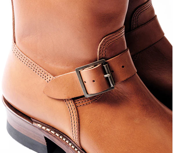 (Pre-Order FW25) John Lofgren Wabash Engineer Boots - Badalassi Carlo Cognac
