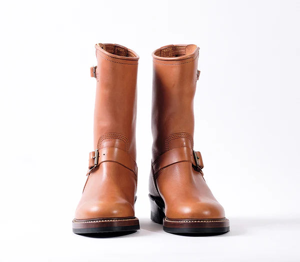 (Pre-Order FW26) John Lofgren Wabash Engineer Boots - Badalassi Carlo Cognac