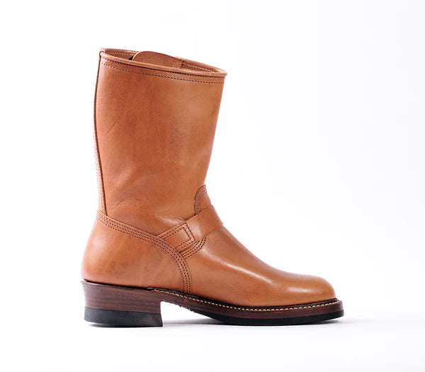 (Pre-Order FW26) John Lofgren Wabash Engineer Boots - Badalassi Carlo Cognac