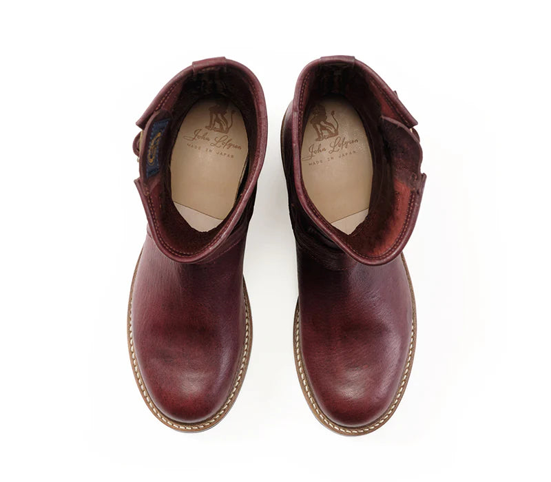 (Pre-Order SS26) John Lofgren Wabash Engineer Boots - Ezo Shika Deerskin