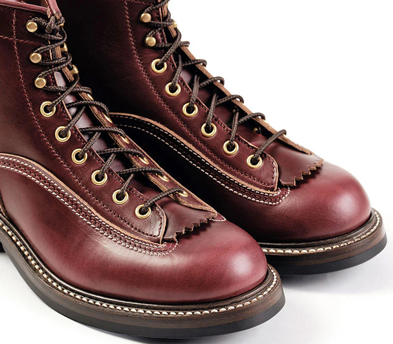 (Pre-Order FW26) John Lofgren Donkey Puncher Boots - Horween CXL Burgundy