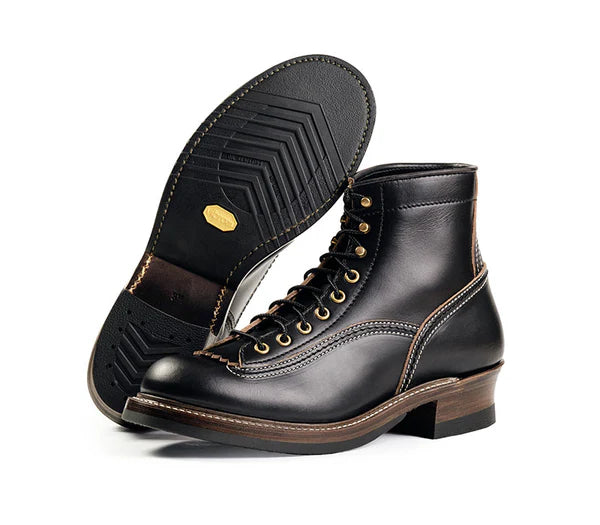 (Pre-Order FW25) John Lofgren Donkey Puncher Boots - Horween CXL Black