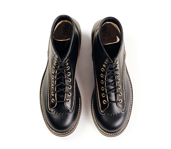 (Pre-Order FW25) John Lofgren Donkey Puncher Boots - Horween CXL Black