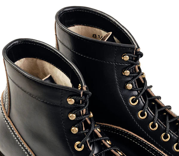 (Pre-Order FW25) John Lofgren Donkey Puncher Boots - Horween CXL Black
