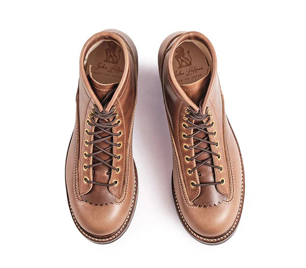 (Pre-Order FW25) John Lofgren Donkey Puncher Boots - Horween CXL Natural