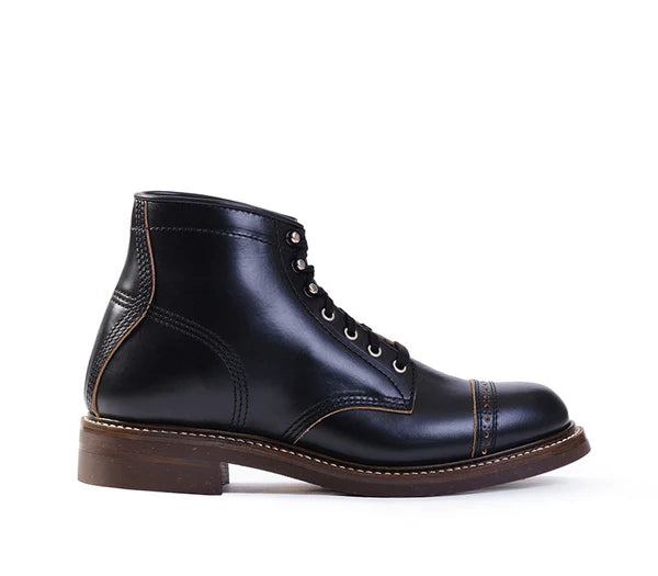 (Pre-Order FW25) John Lofgren Combat Boot - Horween Leather CXL Black