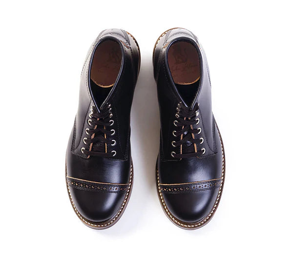 (Pre-Order FW25) John Lofgren Combat Boot - Horween Leather CXL Black
