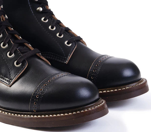 (Pre-Order FW25) John Lofgren Combat Boot - Horween Leather CXL Black