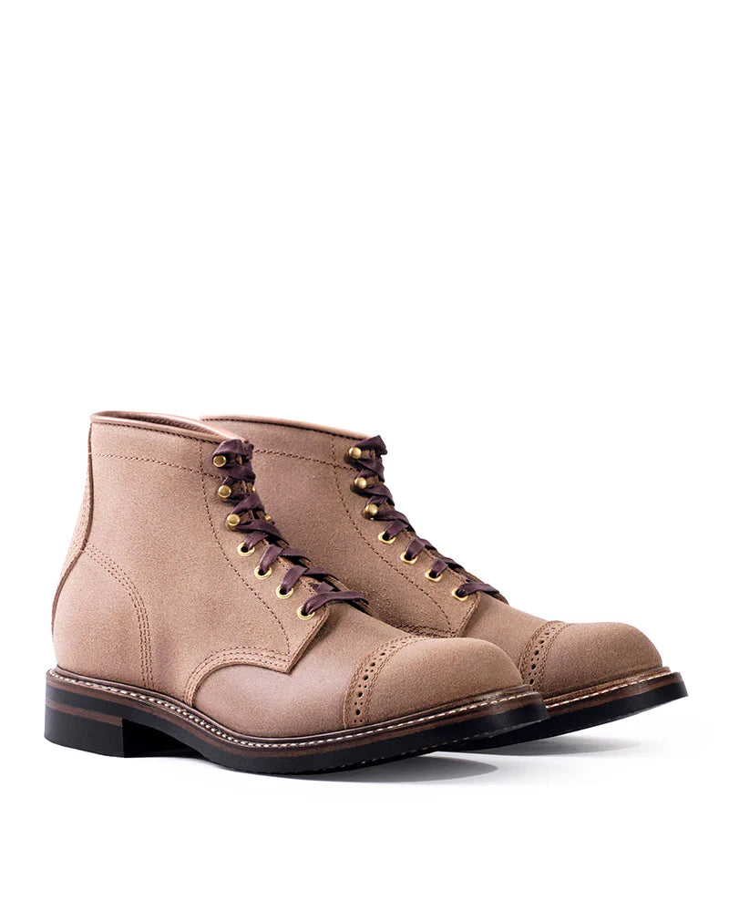 John Lofgren Combat Boot - Horween CXL Natural Roughout