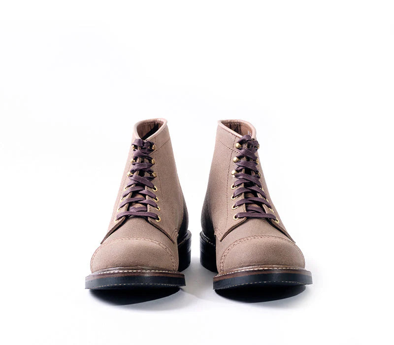 John Lofgren Combat Boot - Horween CXL Natural Roughout