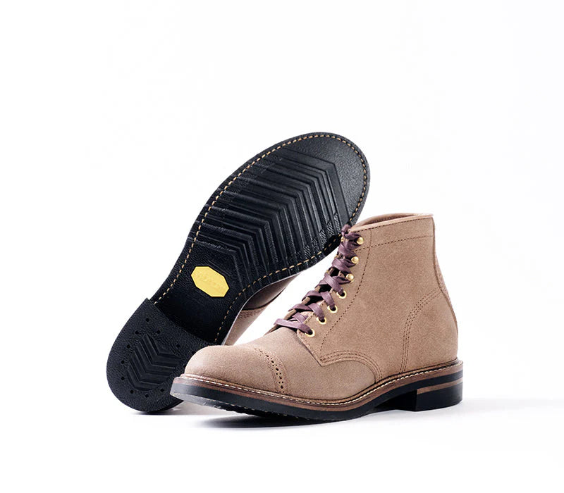 (Pre-Order FW26) John Lofgren Combat Boot - Horween Leather CXL Natural Roughout