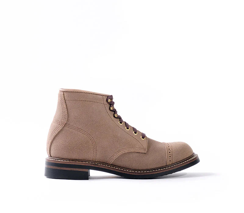 John Lofgren Combat Boot - Horween CXL Natural Roughout