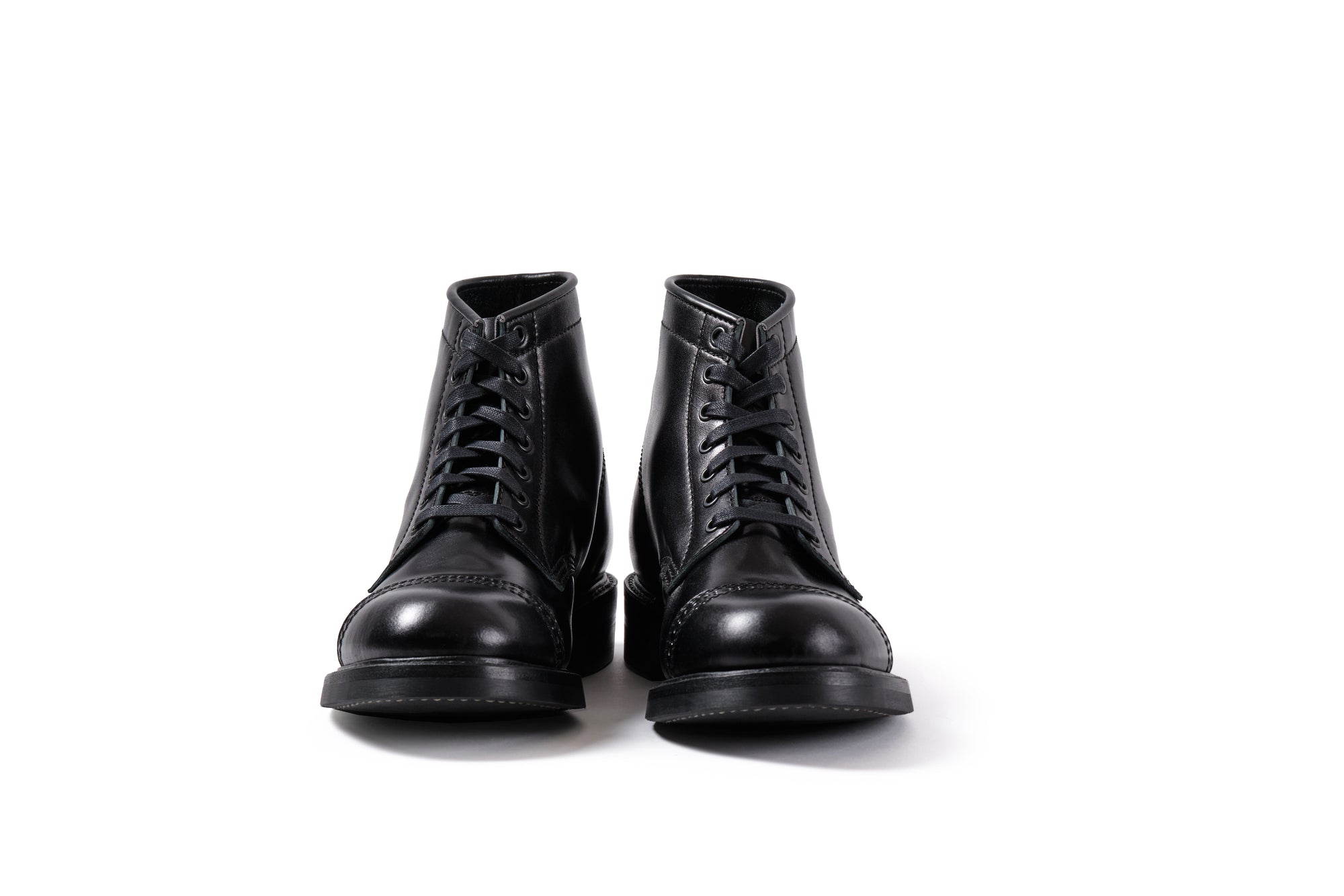 (Pre-Order FW25) John Lofgren Combat Boots - Christmas 2025 Limited Edition Shinki Hikaku Shell Cordovan Black