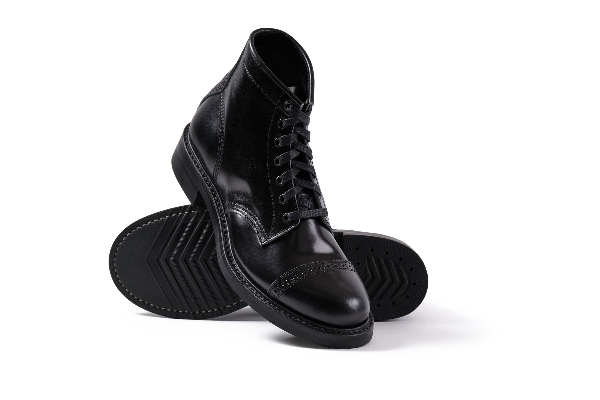 (Pre-Order FW25) John Lofgren Combat Boots - Christmas 2025 Limited Edition Shinki Hikaku Shell Cordovan Black