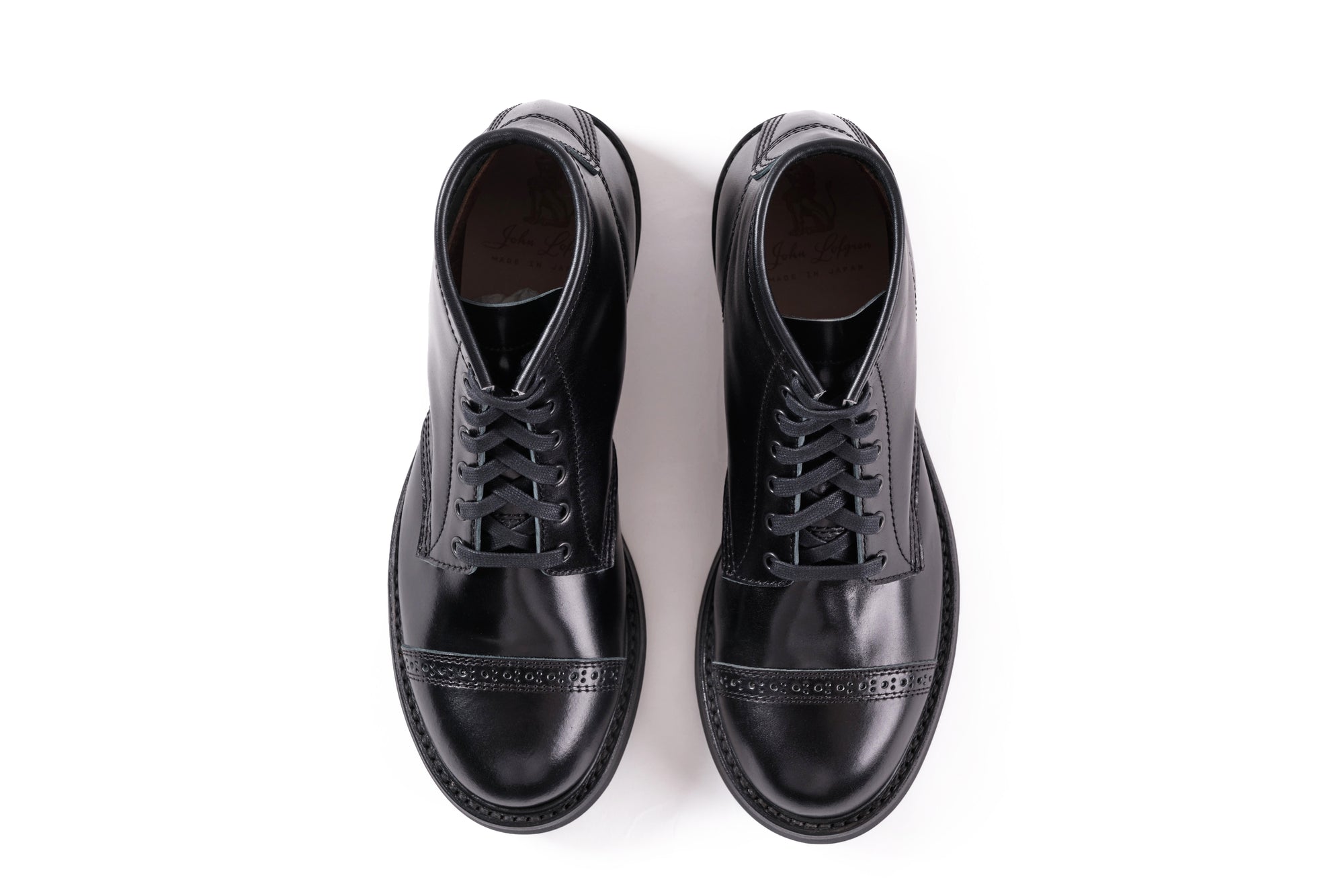 (Pre-Order FW25) John Lofgren Combat Boots - Christmas 2025 Limited Edition Shinki Hikaku Shell Cordovan Black