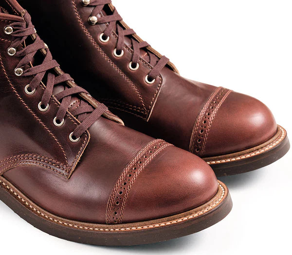 (Pre-Order FW25) John Lofgren Combat Boot - Horween Leather CXL Timber