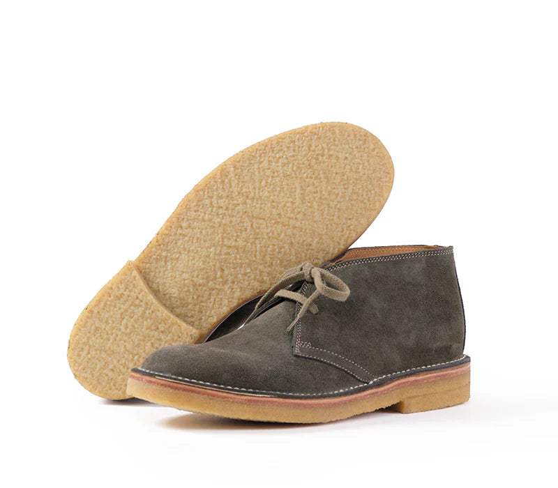 (Pre-Order FW26) John Lofgren Military Desert Boot - Japanese Suede Olive