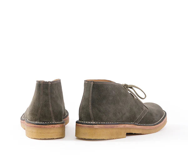 (Pre-Order FW25) John Lofgren Military Desert Boot - Japanese Suede Olive