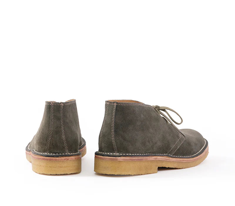 (Pre-Order FW26) John Lofgren Military Desert Boot - Japanese Suede Olive
