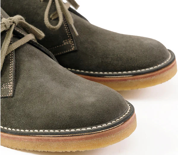 (Pre-Order FW25) John Lofgren Military Desert Boot - Japanese Suede Olive
