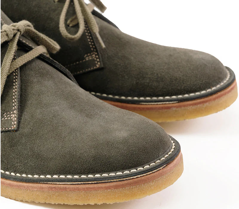 (Pre-Order FW26) John Lofgren Military Desert Boot - Japanese Suede Olive