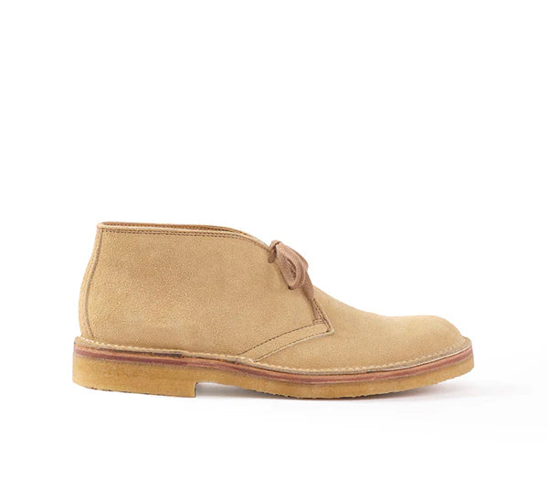 (Pre-Order FW25) John Lofgren Military Desert Boot - Japanese Suede Sand