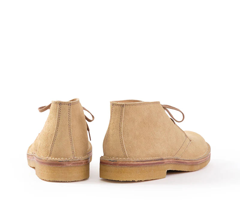 (Pre-Order FW26) John Lofgren Military Desert Boot - Japanese Suede Sand