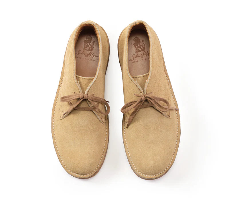(Pre-Order FW26) John Lofgren Military Desert Boot - Japanese Suede Sand