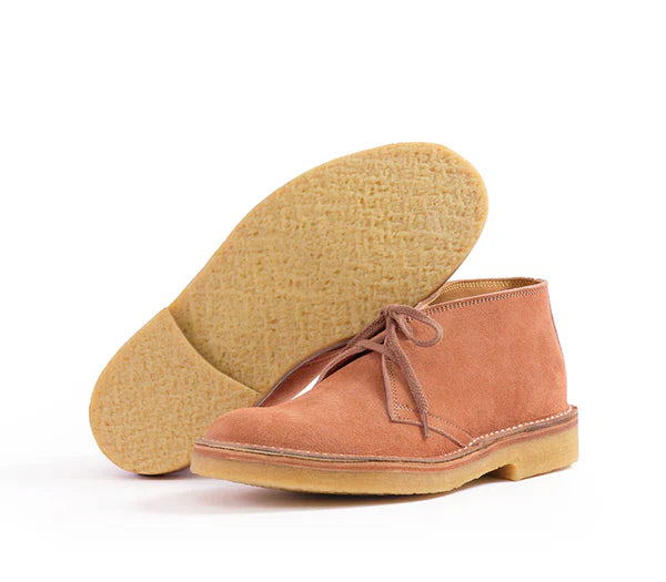 (Pre-Order FW25) John Lofgren Military Desert Boot - Japanese Suede Tobacco