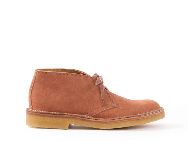 (Pre-Order FW25) John Lofgren Military Desert Boot - Japanese Suede Tobacco