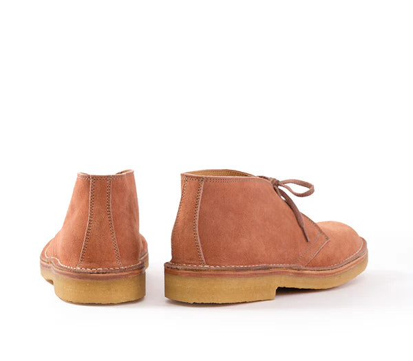 (Pre-Order FW25) John Lofgren Military Desert Boot - Japanese Suede Tobacco