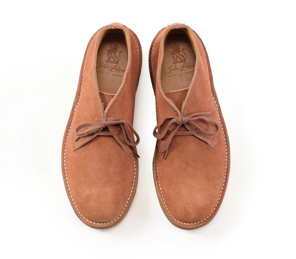 (Pre-Order FW25) John Lofgren Military Desert Boot - Japanese Suede Tobacco