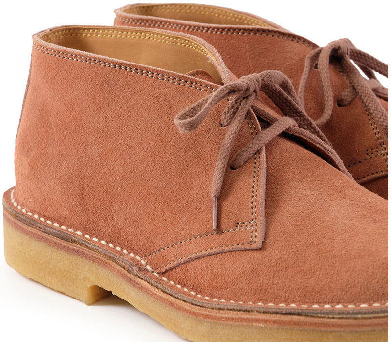 (Pre-Order FW26) John Lofgren Military Desert Boot - Japanese Suede Tobacco