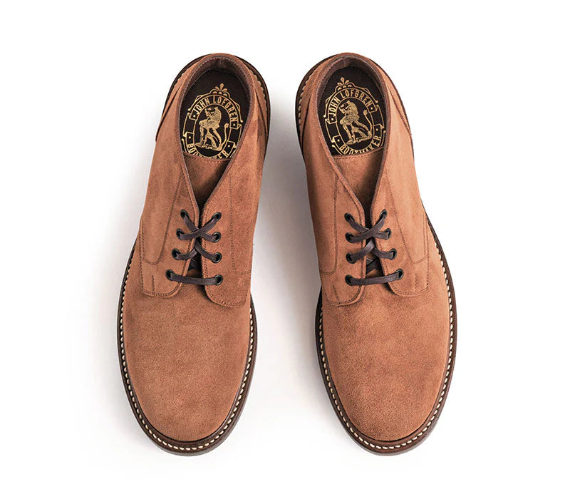 (Pre-order FW26) John Lofgren Bootmaker - The Steadfast Chukka Boots Japanese Suede - Mustard