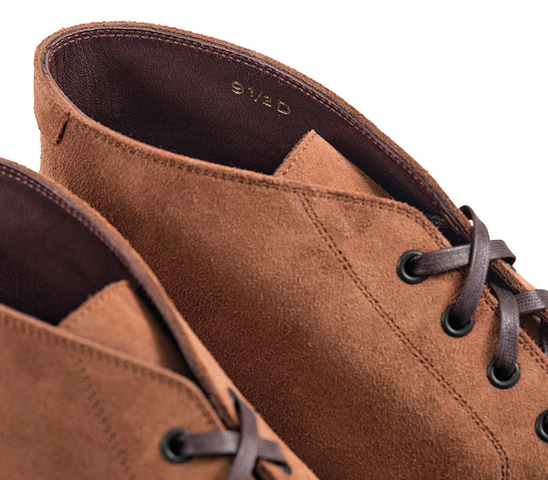 (Pre-order FW26) John Lofgren Bootmaker - The Steadfast Chukka Boots Japanese Suede - Mustard