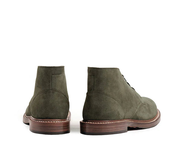 (Pre-order FW25) John Lofgren Bootmaker - The Steadfast Chukka Boots Japanese Suede - Olive
