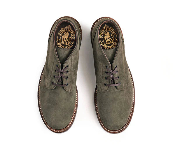 (Pre-order FW25) John Lofgren Bootmaker - The Steadfast Chukka Boots Japanese Suede - Olive