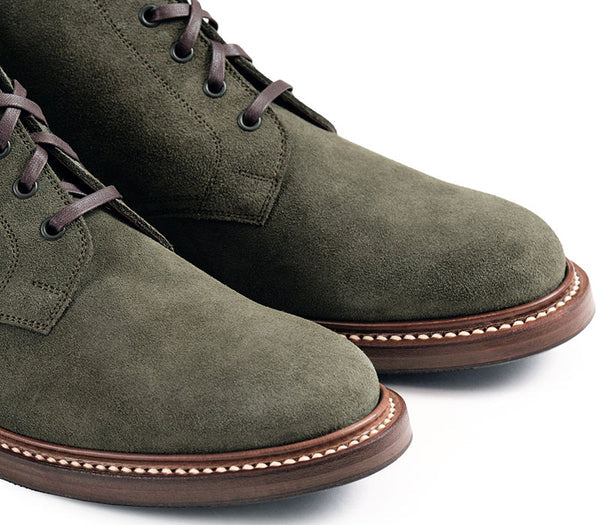(Pre-order FW25) John Lofgren Bootmaker - The Steadfast Chukka Boots Japanese Suede - Olive
