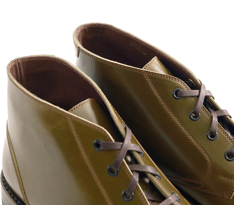 (Pre-Order SS26) John Lofgren Steadfast Chukka Boots - Shinki Hikaku Shell Cordovan Olive